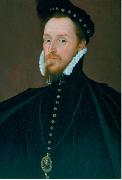 Steven van Herwijck Portrait of Henry Carey, 1st Baron Hunsdon Spain oil painting artist